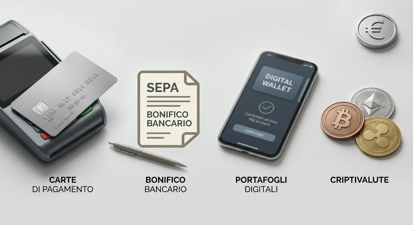 Pagamenti WinSpirit: depositi, metodi ed EUR